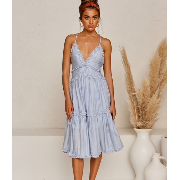 Littlelace Dresses & Skirts - Littlelace “Leanna” Blue Dress